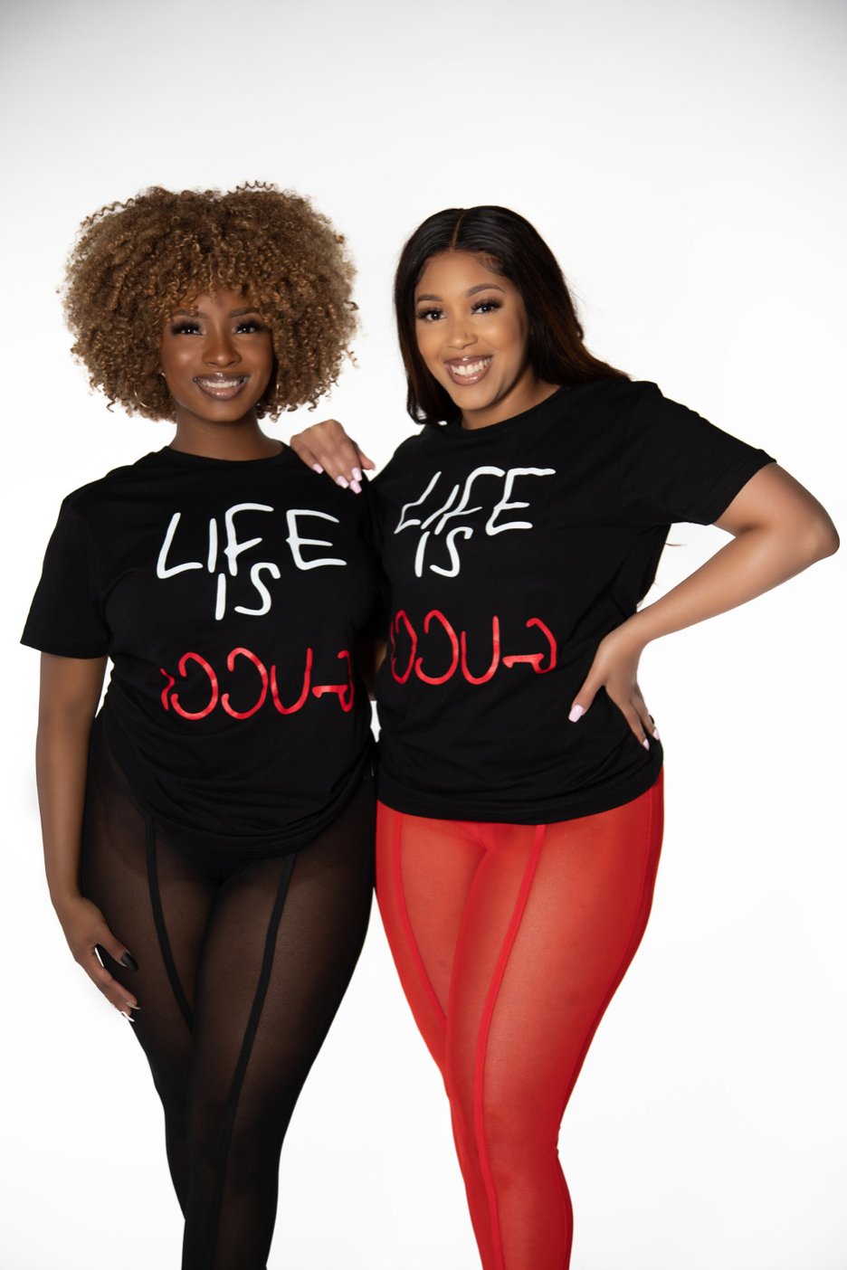 Life Is Good Black Tee