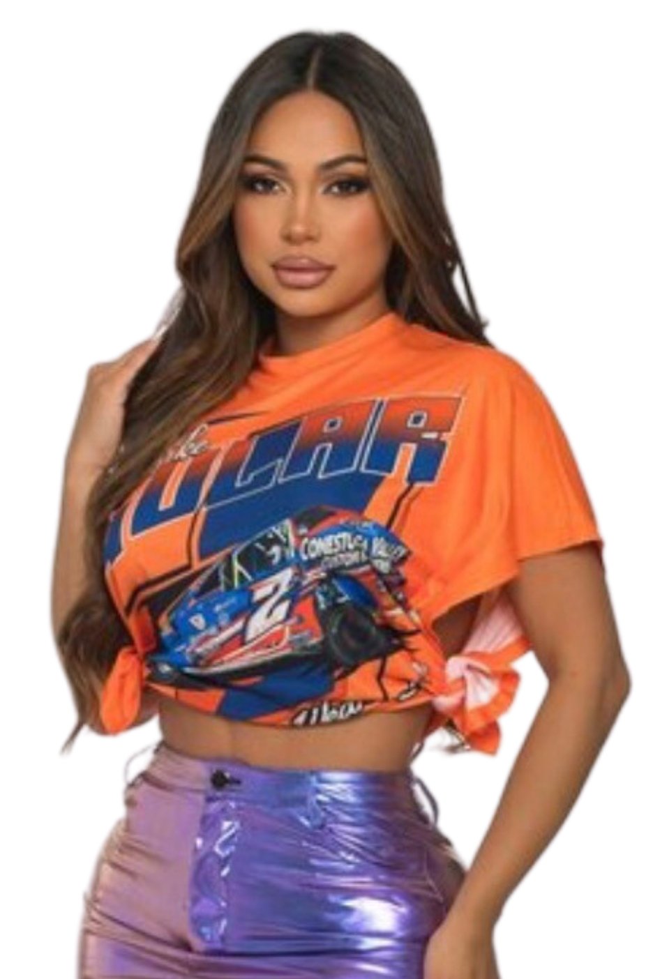 Motor Sports Tee - Orange