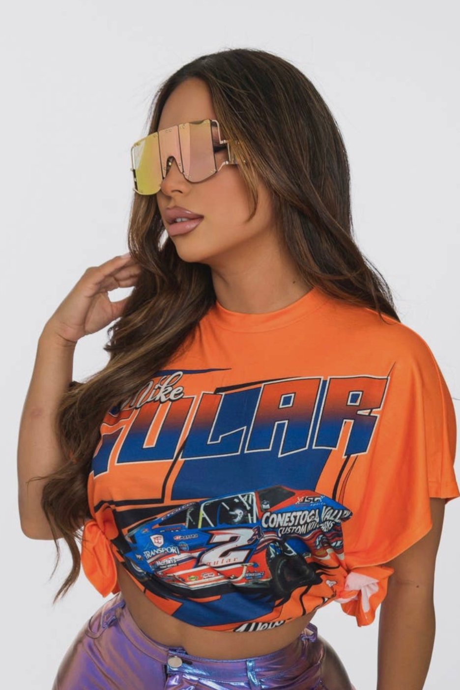 Motor Sports Tee - Orange