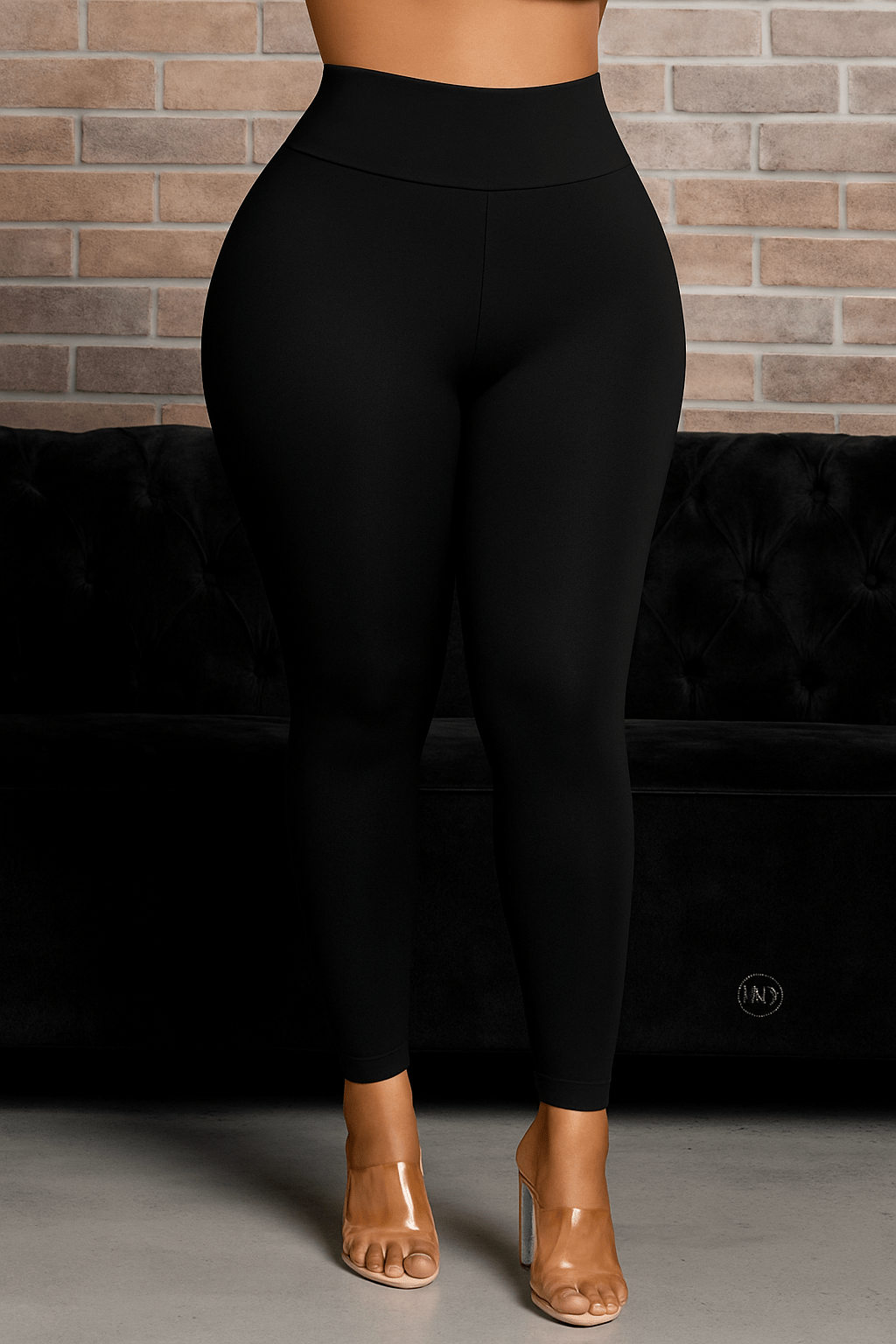 Hot Stuff High Waist Leggings - Black