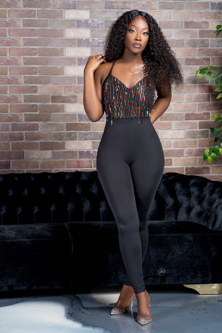 Glam Doll Fringe Jumpsuit