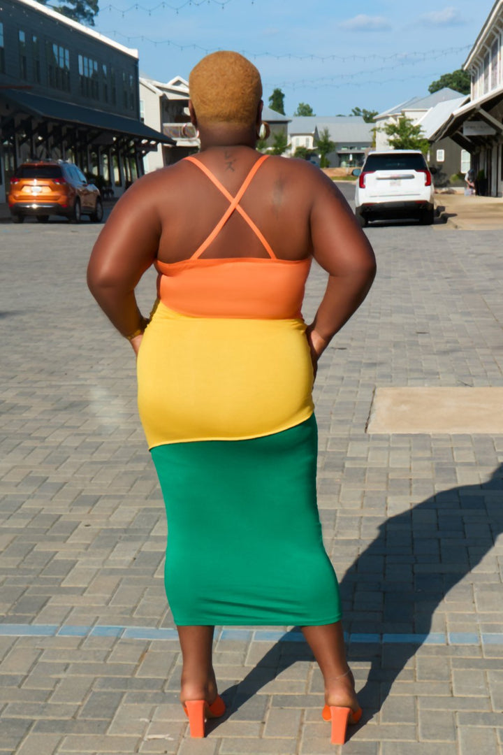 Bring The Flava Midi Boutique Dress