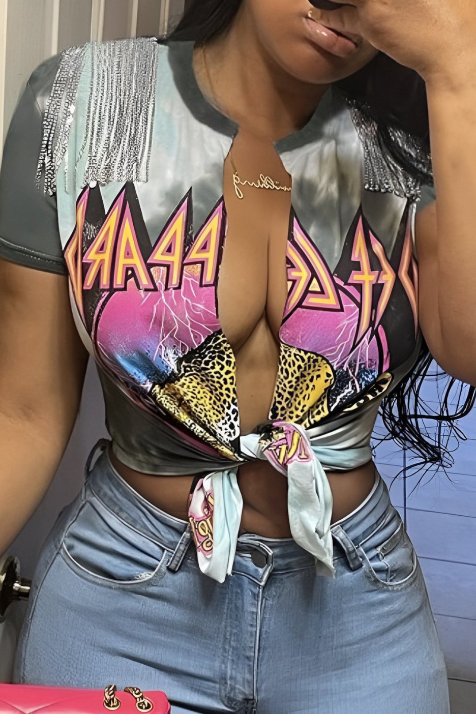 Too Much Sauce Crop Top