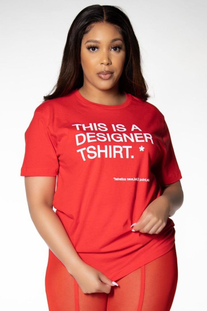 Designer Tee Curvy