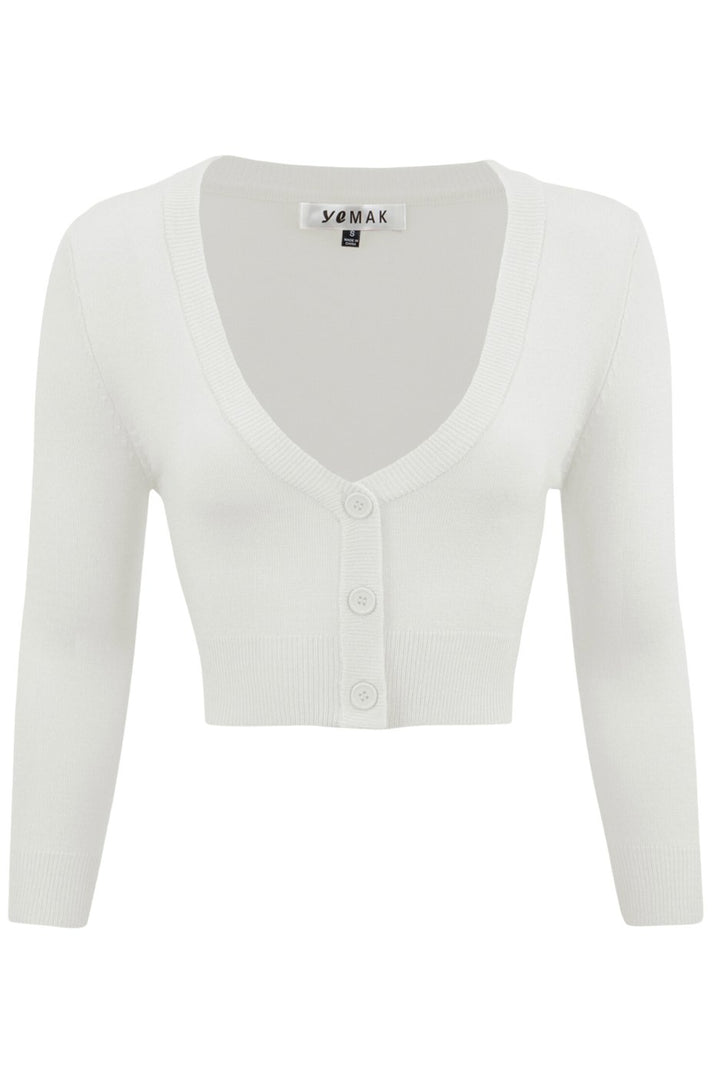 8teen White Crop Top - White