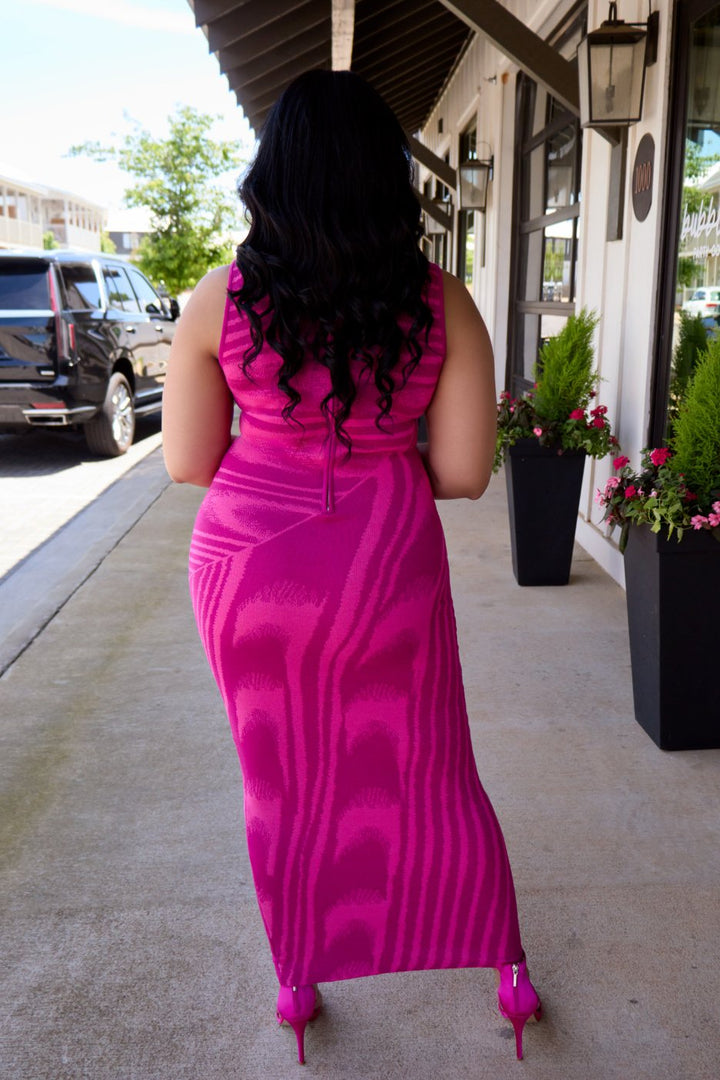 Whatever You Like Midi Dress - Pink