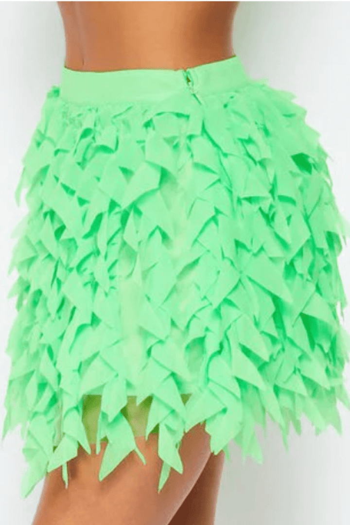 Little Miss Prissy Ruffle Skirt - Green