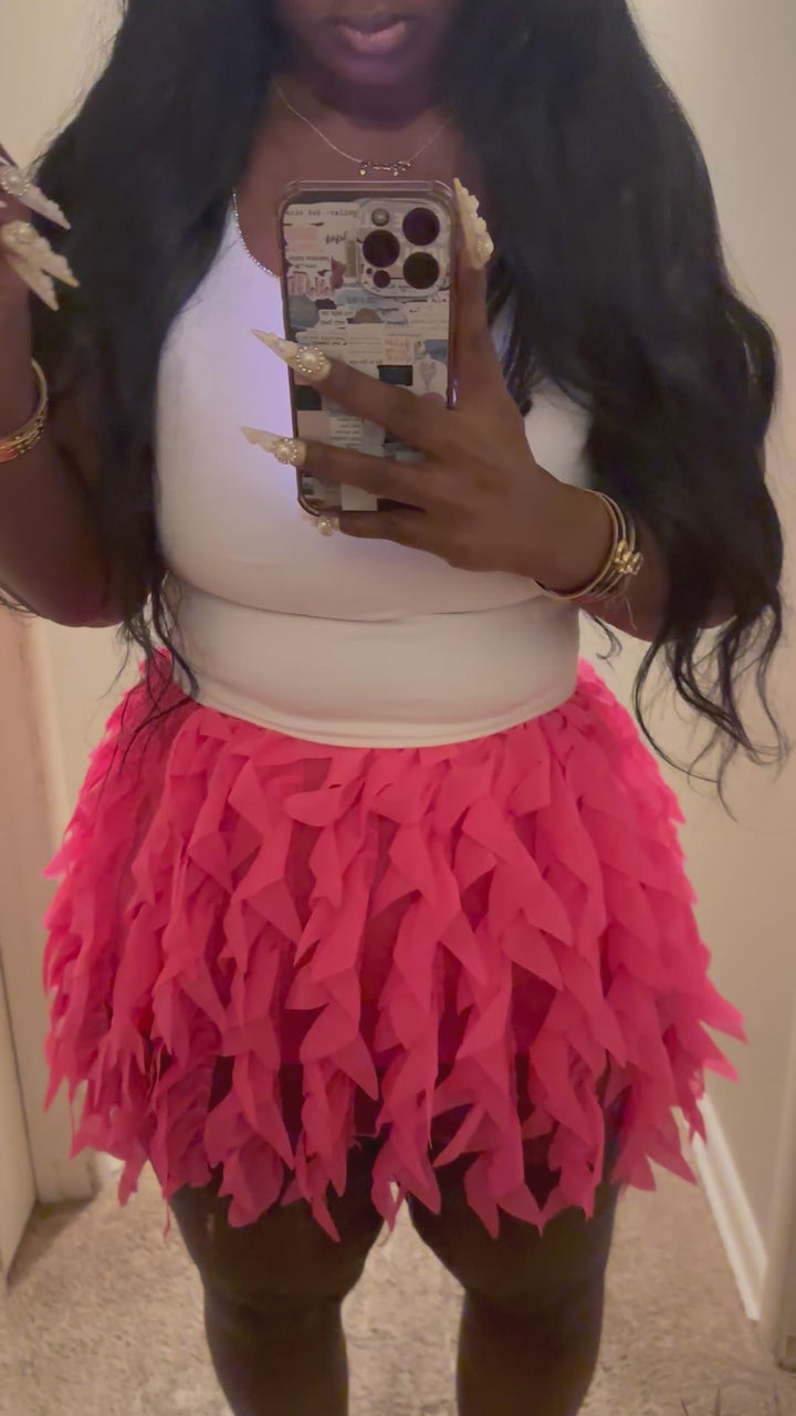 Little Miss Prissy Ruffle Skirt - Pink